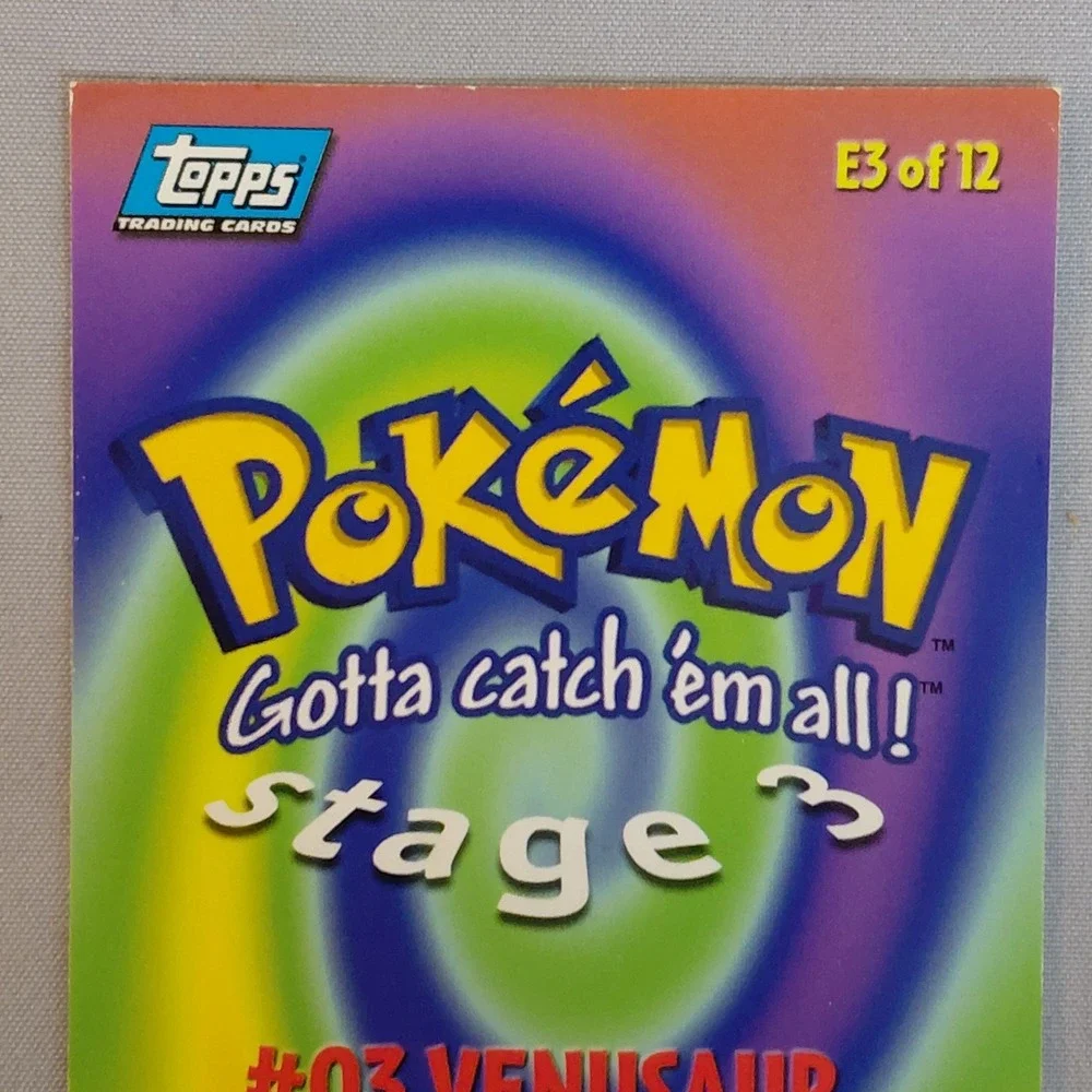 1999 Topps Pokemon First Movie LOT Dragonair E11 Ivysaur E2 Venusaur E3 Vintage